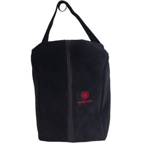 Falcon Point Black Suede Bag